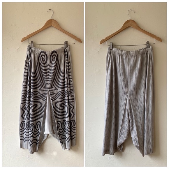 PLEATS PLEASE Issey Myake Graphic Print Pant - Picture 5 of 15